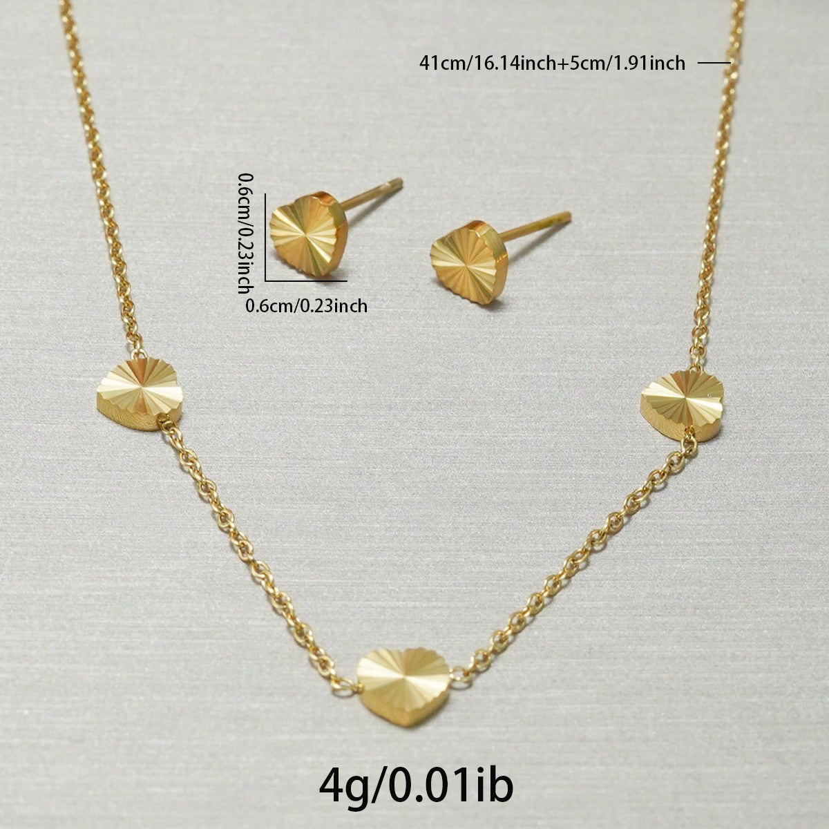 Lxalry 18K Gold Plated Mirror Ball Jewelry Set, Hypoallergenic Skin-Safe Necklace & Stud Earrings for Daily/Evening, Never-Fade Adjustable Luxury with Precision-Cast Beads