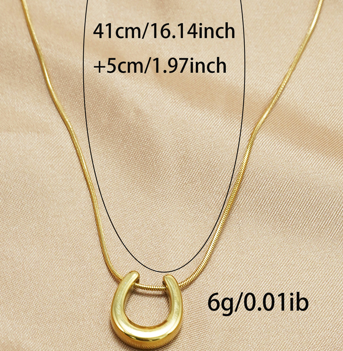 Lxalry 18K Gold-Plated Stainless Steel Necklace - Modern Minimalist Hypoallergenic Jewelry, Tarnish-Free Skin-Safe Gift for Women/Wife/Mom, Everyday & Special Occasion Luxury