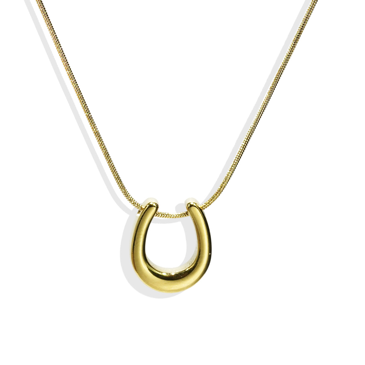 Lxalry 18K Gold-Plated Stainless Steel Necklace - Modern Minimalist Hypoallergenic Jewelry, Tarnish-Free Skin-Safe Gift for Women/Wife/Mom, Everyday & Special Occasion Luxury